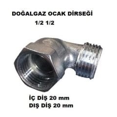 Doğalgaz Ocak Dirseği 1/2