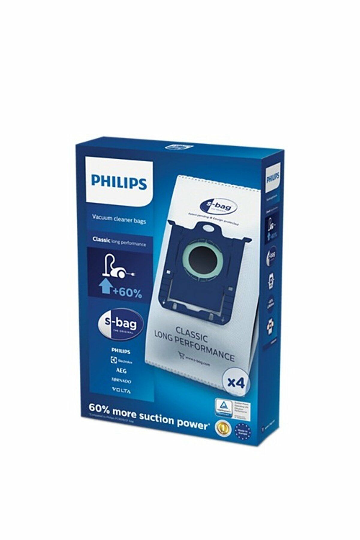 Philips Sbag Kutulu Toz Torbası (4'lü)